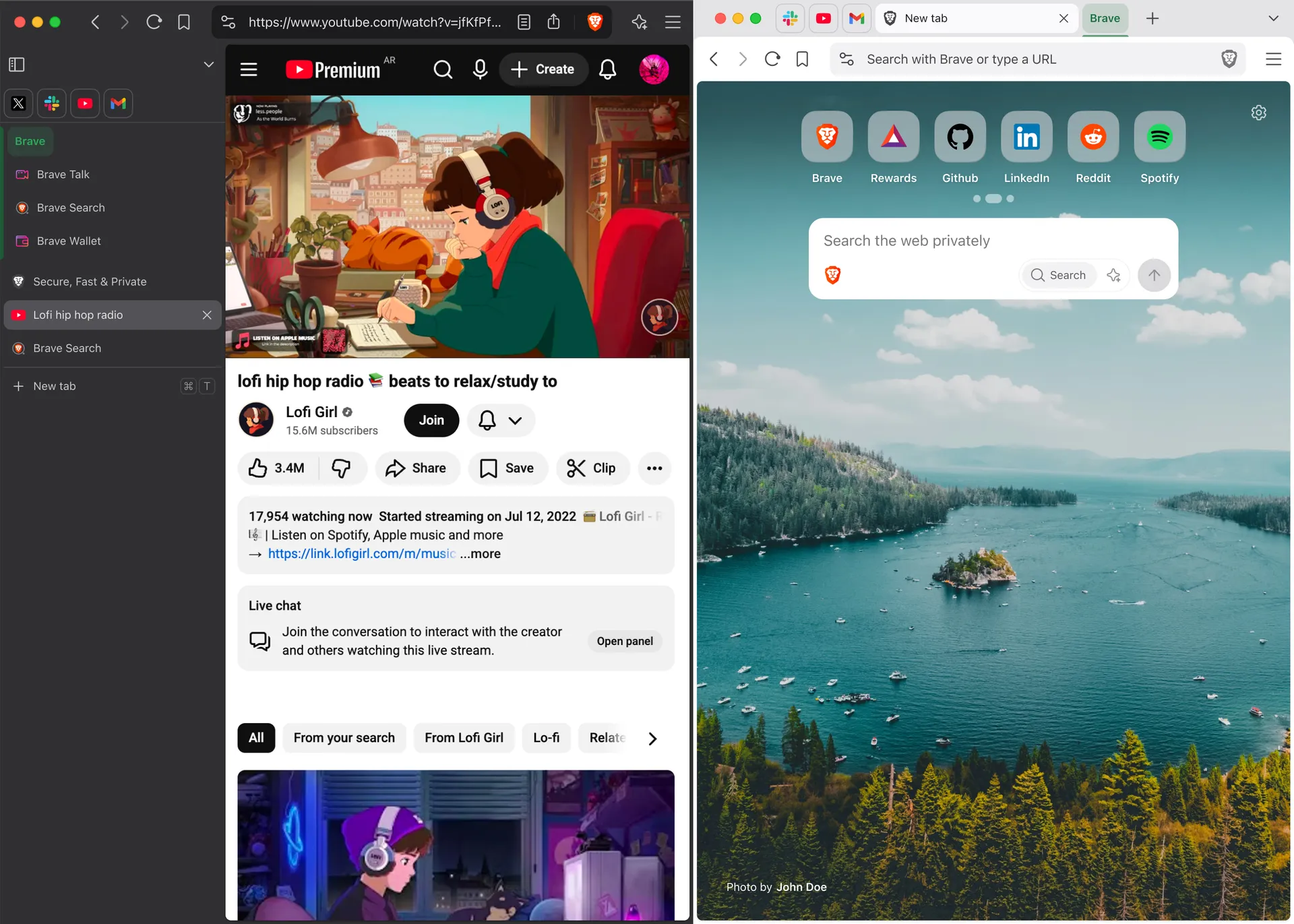 A unified language for tabs: The pill shape helps to create a more flexible foundation for features like split view and containers.